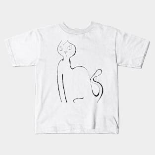 Cat Line Kids T-Shirt